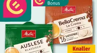 REWE Center Melitta Bella Crema La Kaffeepads Angebot