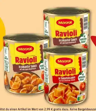 REWE Center Maggi Ravioli Angebot