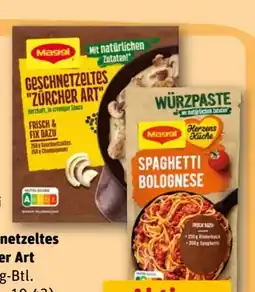 REWE Center Maggi Herzensküche Würzpaste Spaghetti Bolognese Angebot