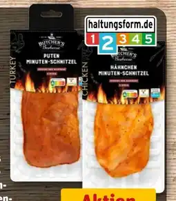 REWE Butcher’s Barbecue Hähnchen-Minutenschnitzel Angebot