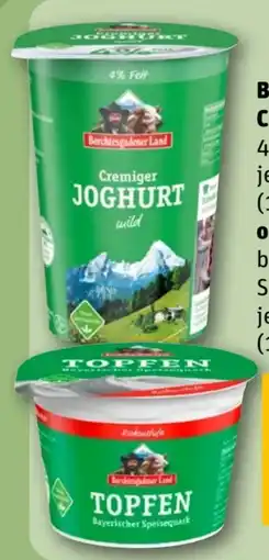 REWE Berchtesgadener Land Cremiger Joghurt Angebot