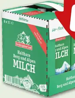 REWE Berchtesgadener Land Milch Angebot