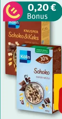 REWE Kölln Müsli Knusper Schoko-Keks Angebot