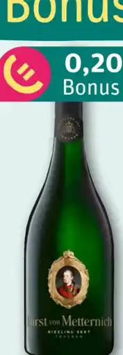 REWE Fürst Von Metternich Riesling Sekt Angebot