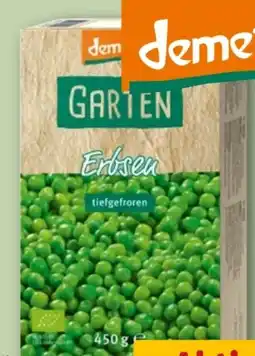 REWE Garten Bio Erbsen Angebot