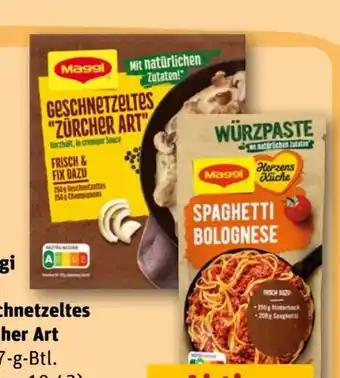 REWE Maggi Herzensküche Würzpaste Spaghetti Bolognese Angebot