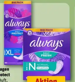 REWE Always Slipeinlagen Daily Protect XL Angebot
