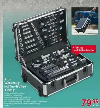 Selgros Alu-werkzeugkoffer-trolley 129tlg Angebot