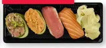 Scheck-in-Center Sushi Lachs-Thunfisch Nigiri & Gunkan Angebot