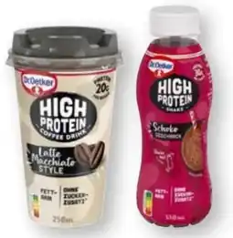 Scheck-in-Center Dr. Oetker High Protein Coffee Drink Latte Macchiato Angebot