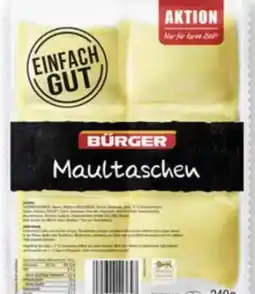 Scheck-in-Center Bürger Maultaschensalat Angebot