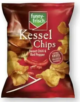 Scheck-in-Center Funny Frisch Kessel Chips Sweet Chili & Red Pepper Angebot