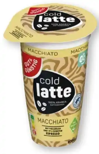 Scheck-in-Center Gut & Günstig Cold Latte Macchiato Angebot