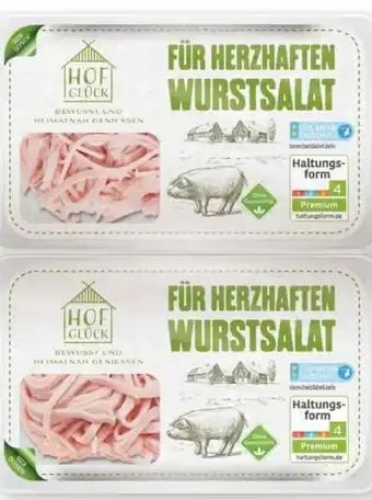 Scheck-in-Center Hofglück Lyoner in Streifen Angebot