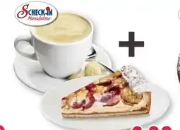 Scheck-in-Center Scheck-in Manufaktur Tasse Kaffee+1 Stück Zwetschgenkuchen Angebot