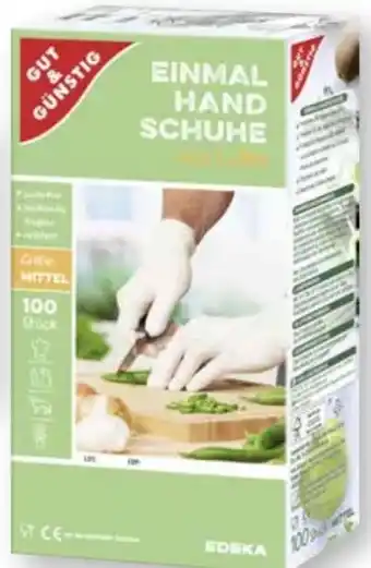 Scheck-in-Center Gut & Günstig Einmalhandschuhe Angebot