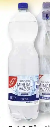 Scheck-in-Center Gut & Günstig Mineralwasser Angebot