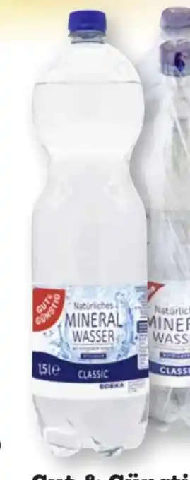 Scheck-in-Center Gut & Günstig Mineralwasser Angebot