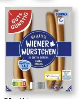 Scheck-in-Center Gut & Günstig Delikatess Wiener Würstchen Angebot