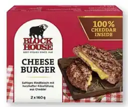 Scheck-in-Center Block House Cheese Burger Angebot