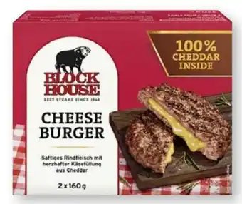 Scheck-in-Center Block House Cheese Burger Angebot