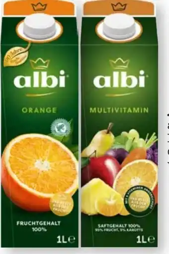 Scheck-in-Center Albi Saft Angebot