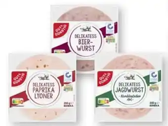 Scheck-in-Center Gut & Günstig Delikatess Geflügel Paprika Lyoner Angebot