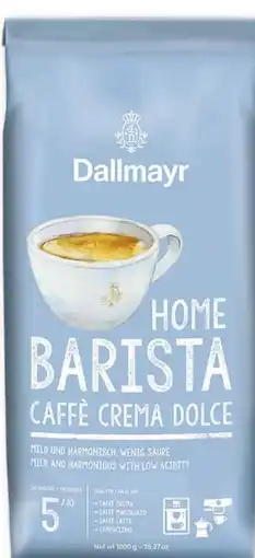 Scheck-in-Center Dallmayr Home Barista Caffè Crema Dolce Angebot