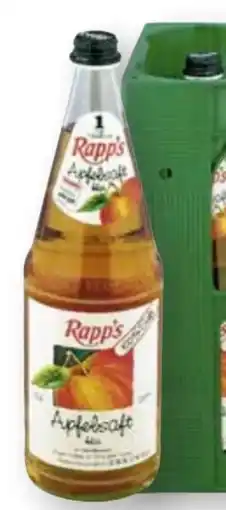 Scheck-in-Center Rapp's Kelterei Apfelsaft Klar Angebot