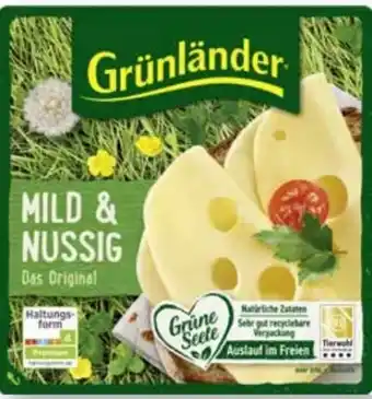 Edeka Grünländer Schnittkäse Mild-Nussig Angebot