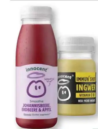 Edeka Innocent Smoothie Johannisbeere Erdbeere und Apfel Angebot