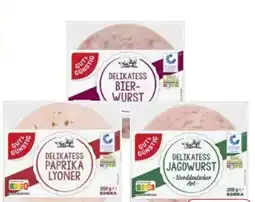 Edeka Gut & Günstig Delikatess Geflügel Paprika Lyoner Angebot