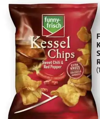Edeka Funny Frisch Kessel Chips Sweet Chili & Red Pepper Angebot