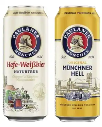 Edeka Paulaner Hefe-Weißbier Naturtrüb Angebot
