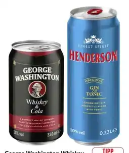 Edeka George Washington Whiskey & Cola Angebot