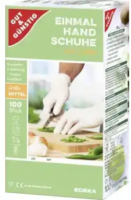 Edeka Gut & Günstig Einmalhandschuhe Angebot