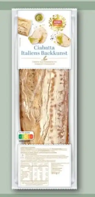 REWE Center Rewe Feine Welt Italiens Backkunst Ciabatta Angebot