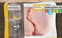 REWE Center Metzgerei Wilhelm Brandenburg Hähnchen-Schenkel Angebot