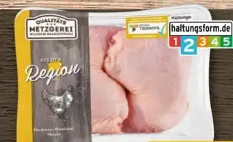 REWE Center Metzgerei Wilhelm Brandenburg Hähnchen-Schenkel Angebot