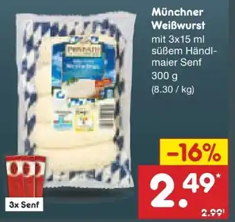 Netto Marken-Discount Ponnath Münchner Weißwürste Angebot