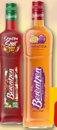 REWE Berentzen Smoothie Shot Fruity Love Angebot
