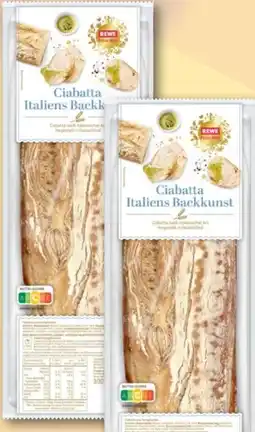 REWE Rewe Feine Welt Italiens Backkunst Ciabatta Angebot