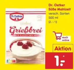 Netto Marken-Discount Dr. Oetker Grießbrei nach klassischer Art Angebot
