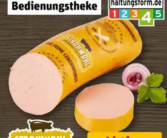 REWE Strohwohl Die feine Leberwurst Angebot