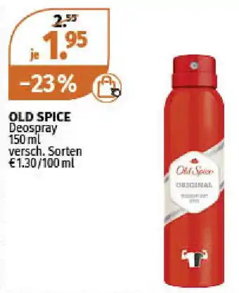 Müller Old Spice Deospray 150ml Angebot