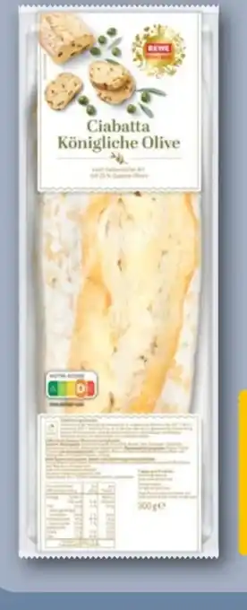 REWE Rewe Feine Welt Königliche Olive Ciabatta Angebot