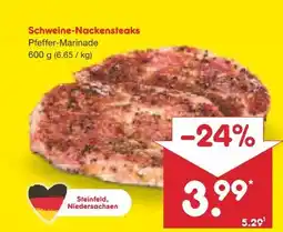 Netto Marken-Discount Marinierte Schweine-Nackensteaks Angebot