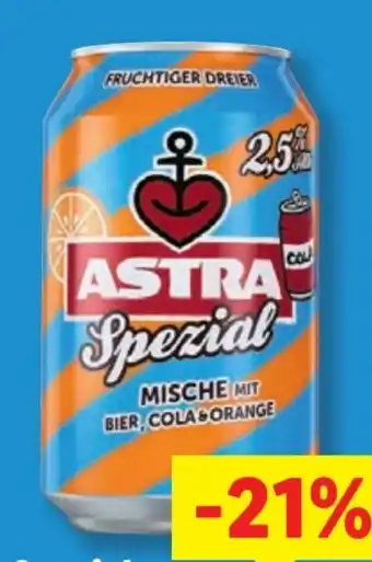 Lidl Brauerei Astra Spezial Angebot