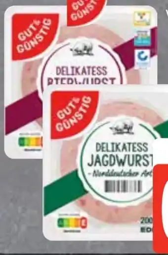 Edeka Gut & Günstig Brühwurstaufschnitt Angebot
