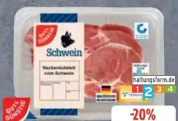 Edeka Gut & Günstig Schweinenacken Angebot
